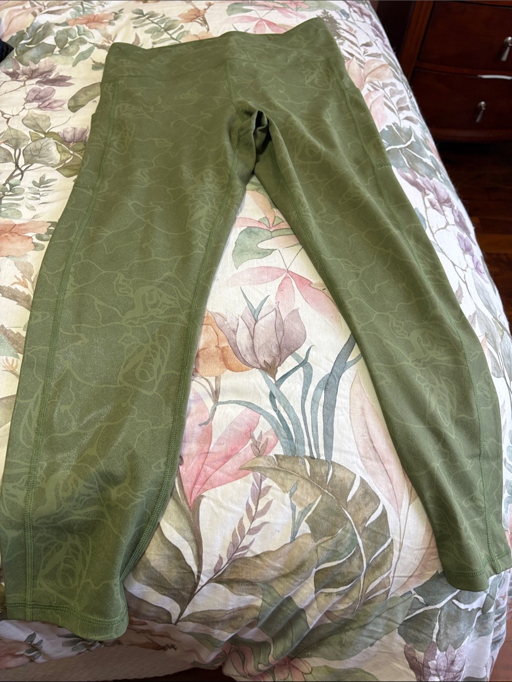 ZYIA Kids Olive Green Active Leggings